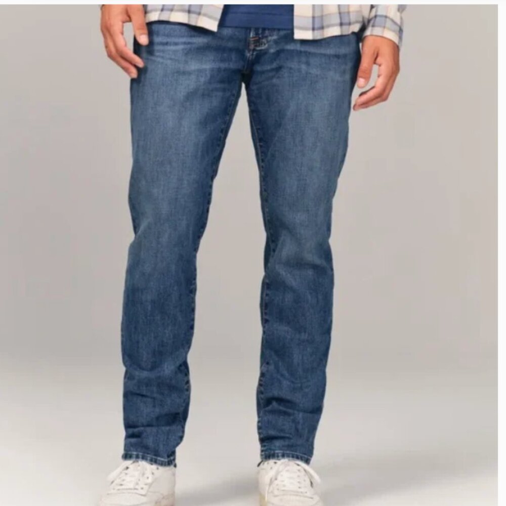 Mens Abercrombie and Fitch Langdon Skinny Stretch Jeans 30W 30L